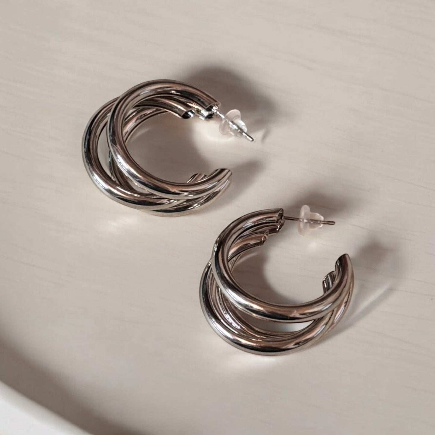 Chunky Lightweight Hoop Earrings