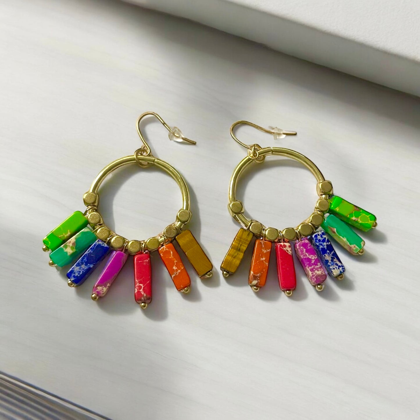 Colorful Vintage Dangle Earring