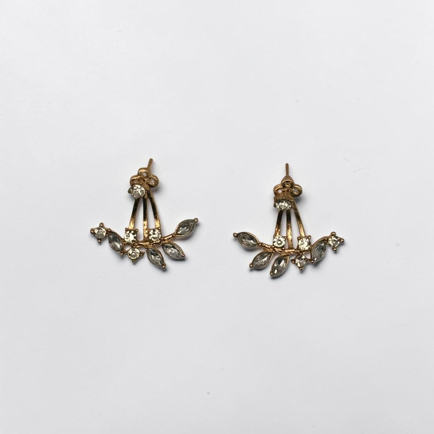 Pendientes de moda para mujer con forma de hoja