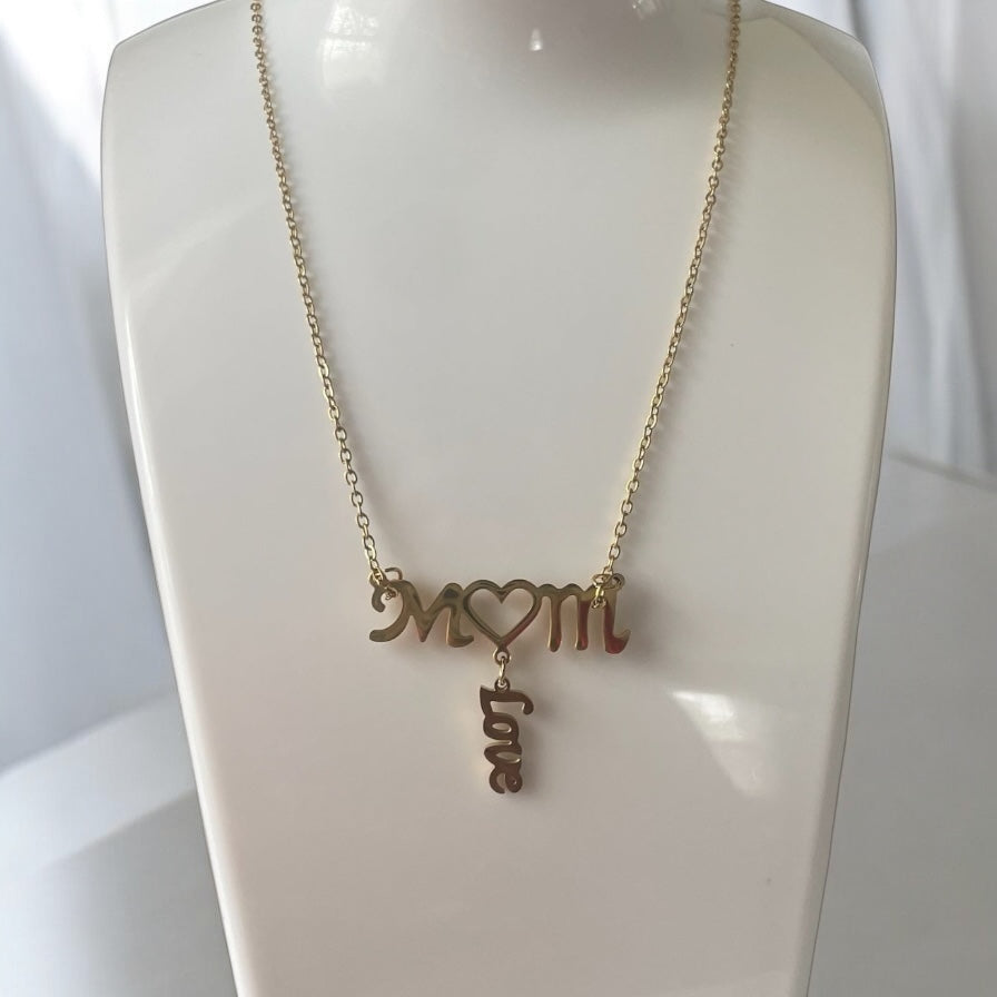 Stainless Steel Mom Lightweight Necklace