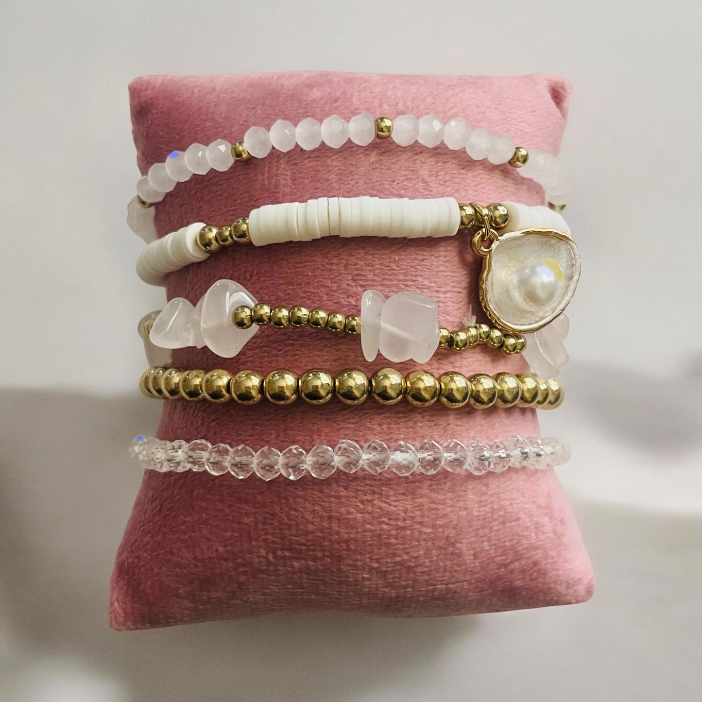 Vintage Classic White Gold Bracelet Sets