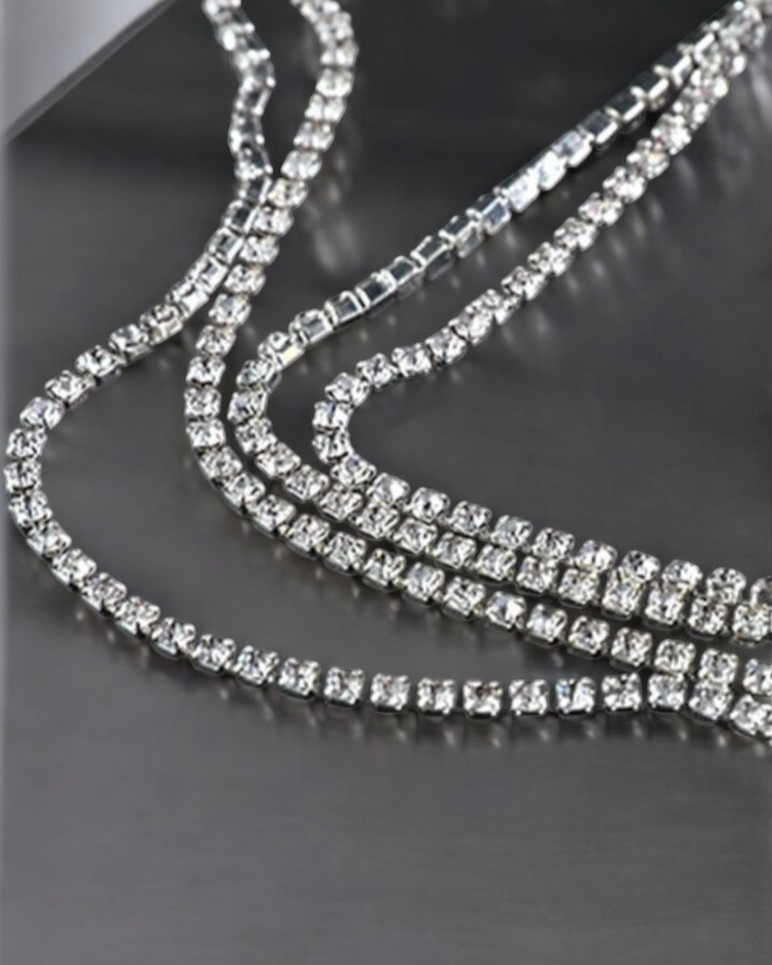 2 Row Bling Rhinestone Hairband
