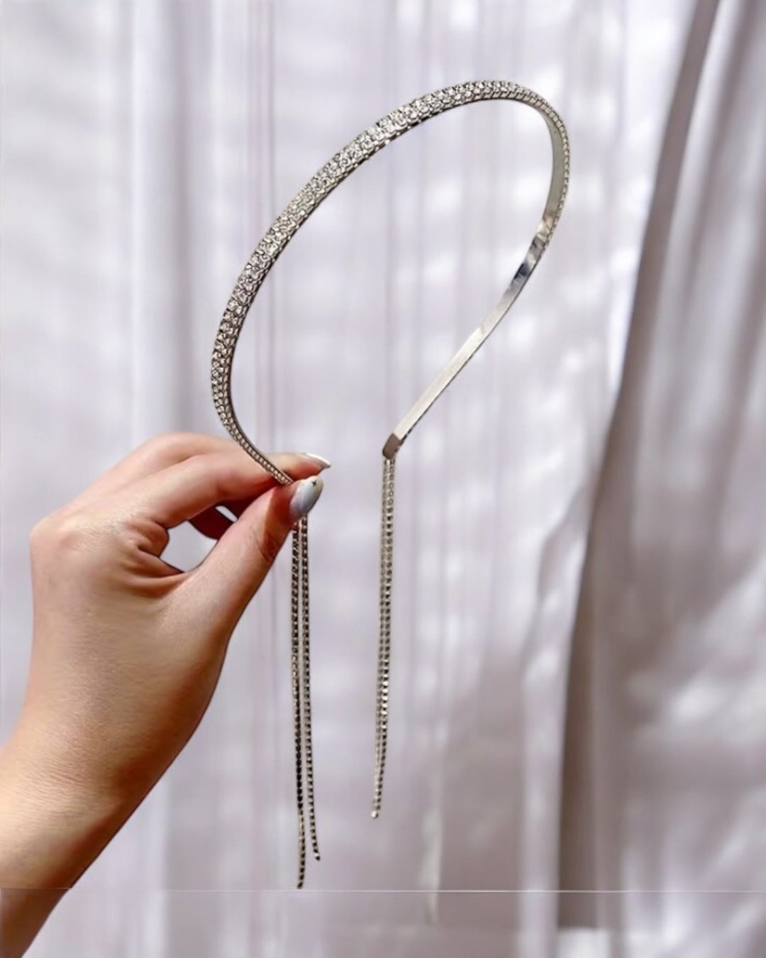2 Row Bling Rhinestone Hairband