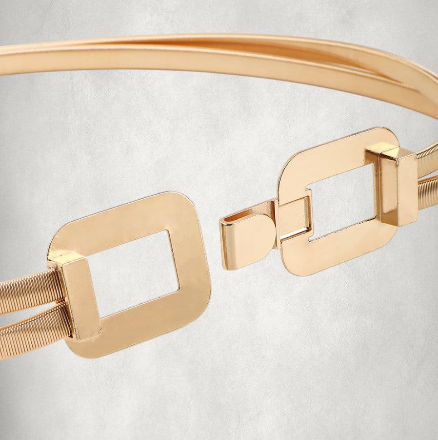 Elegant Geometric Chain Belt