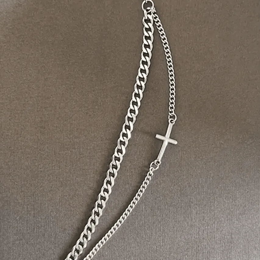 Double Layer Stainless Steel Bracelet