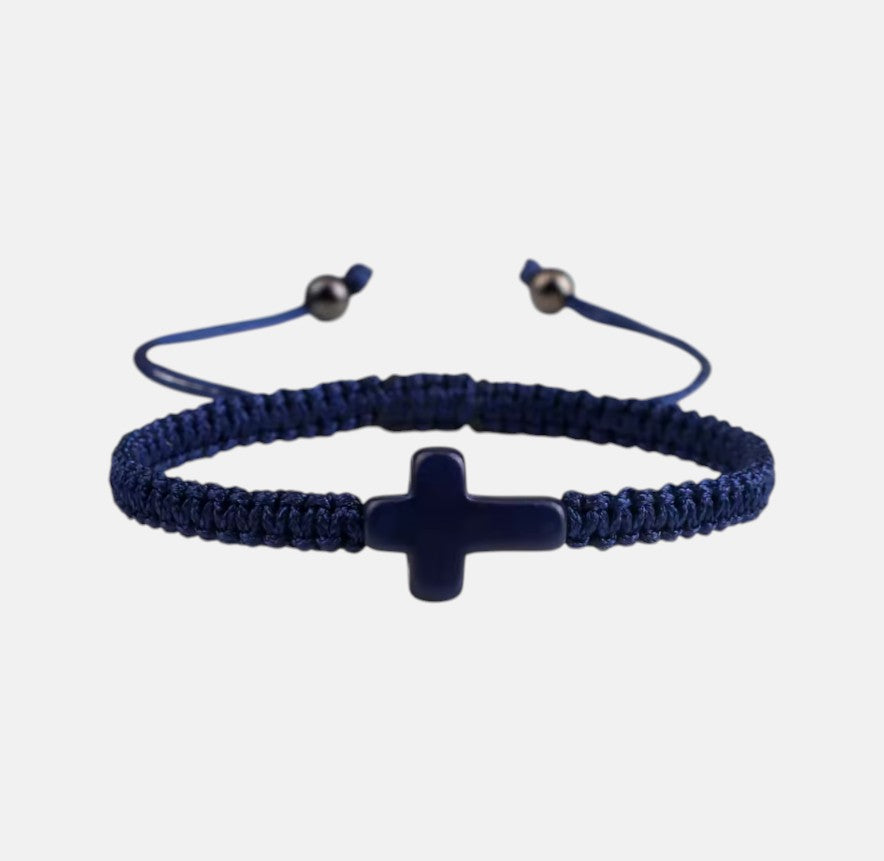 Braided Cross Adjustable Bracelet