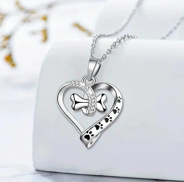 Bone Heart Dog Paw Set