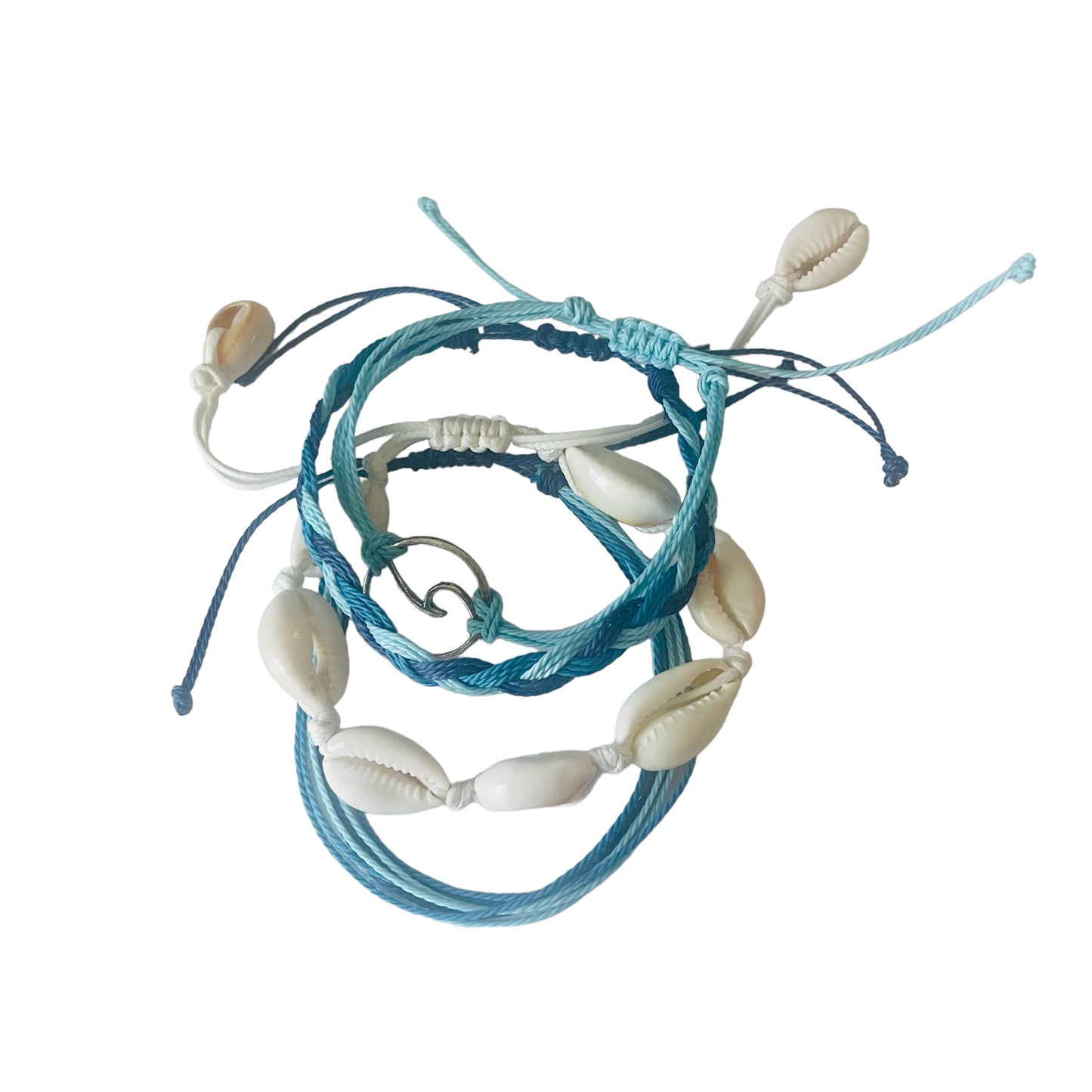 Boho Multilayer Shell Rope Bracelet Set