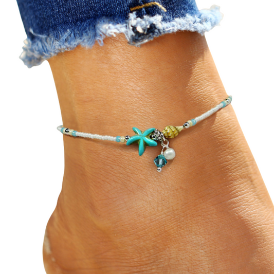 Starfish Ankle Summer Boho Bracelet