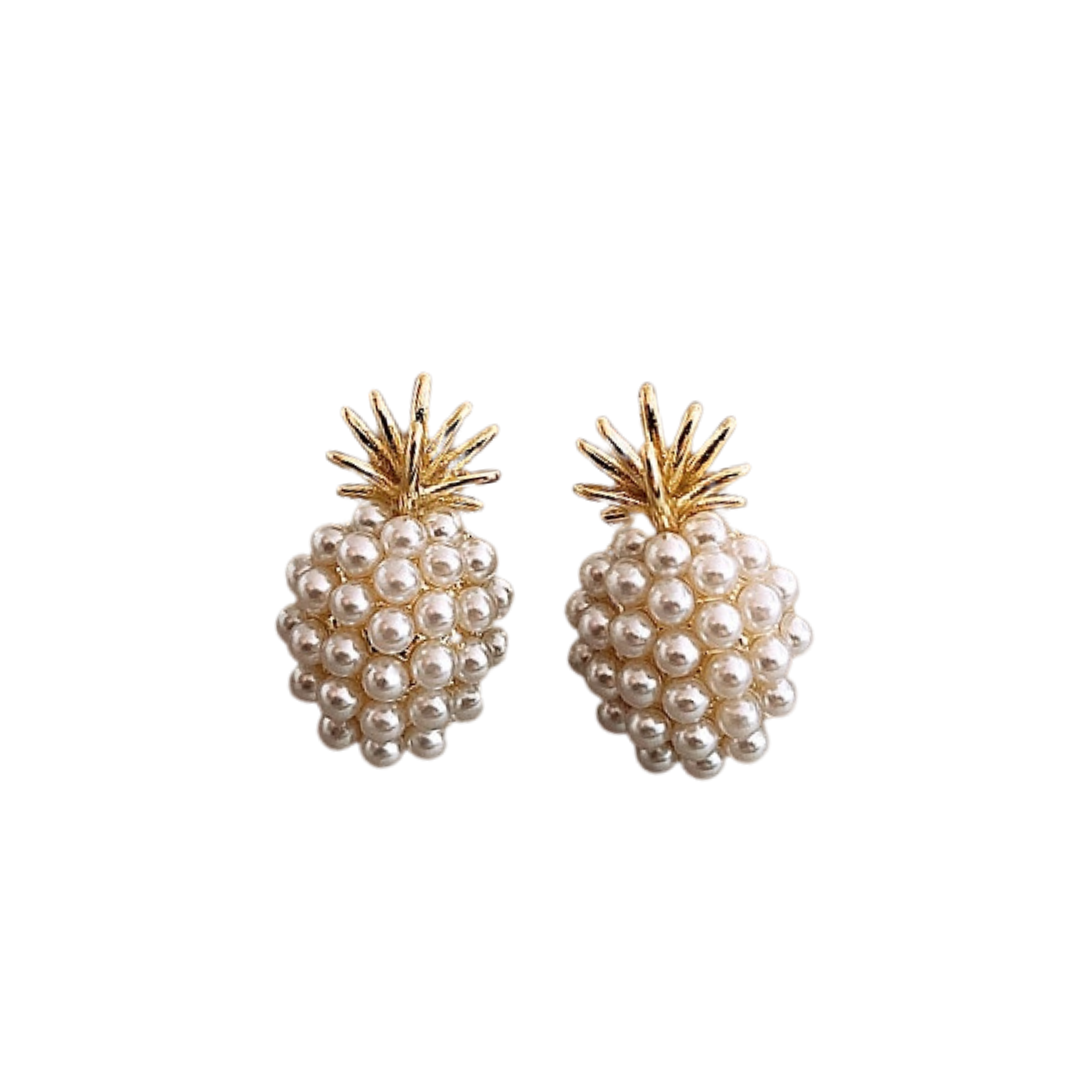 Pineapple Pearl Earrings