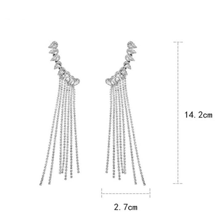 Sophisticated Rhinestone Earrings for Evening Glam