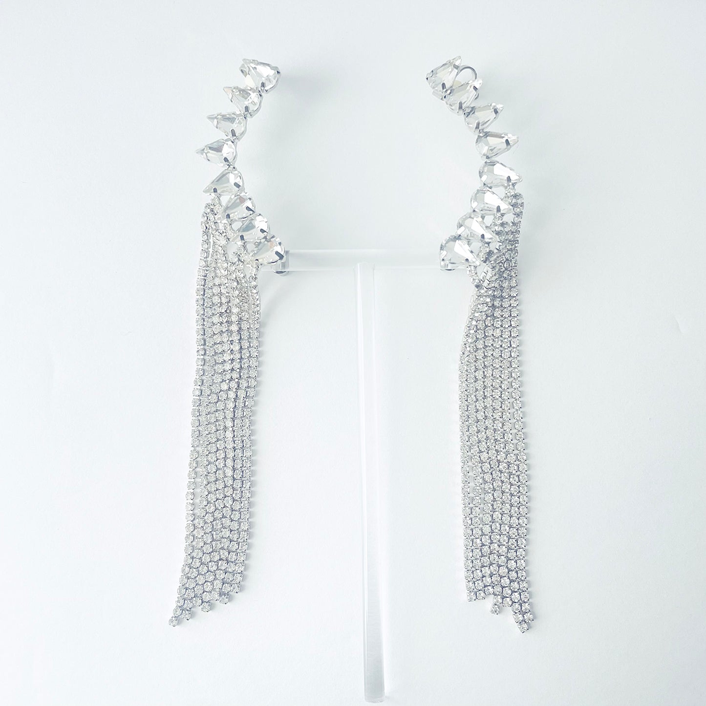Sophisticated Rhinestone Earrings for Evening Glam