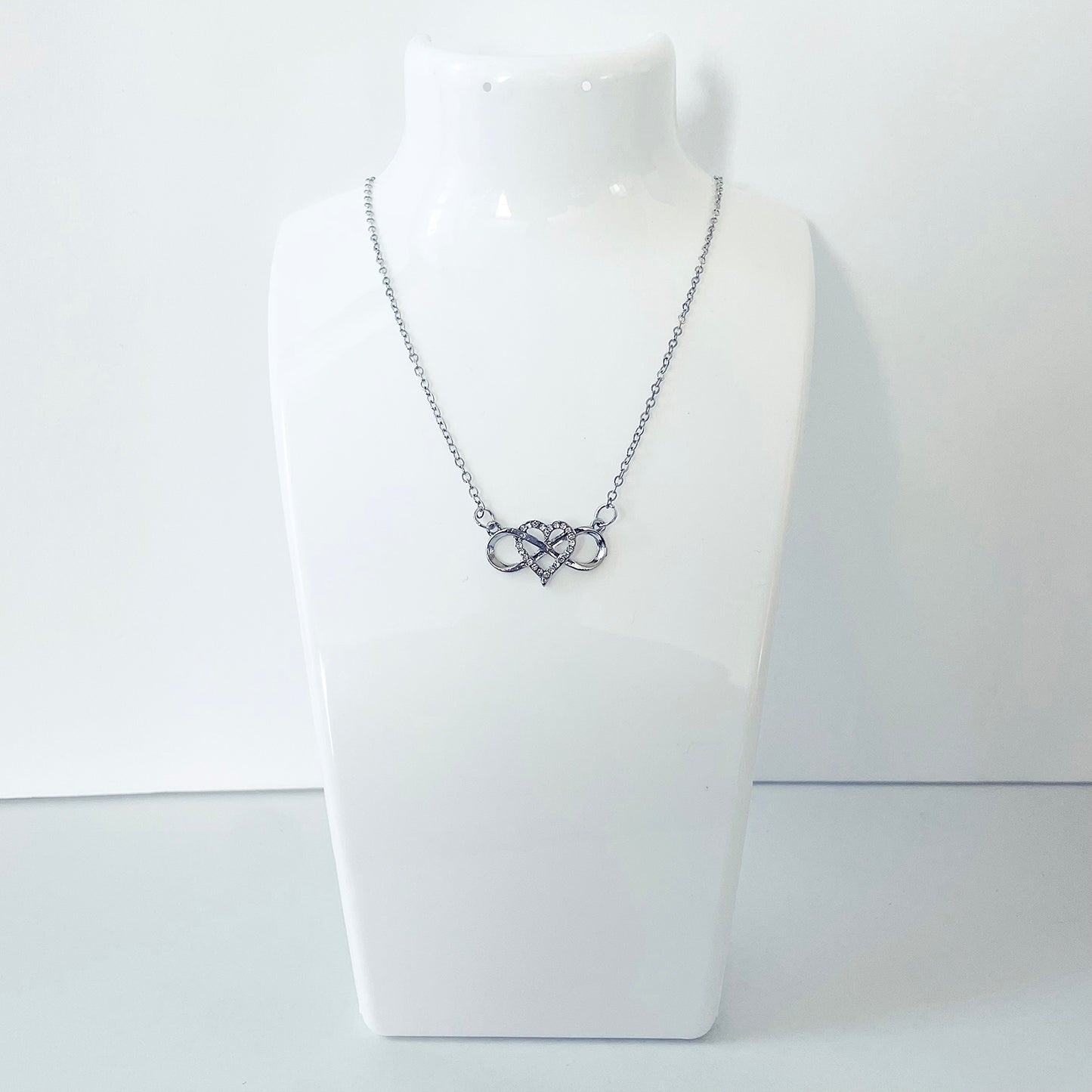 Silver Infinity Forever Love Necklace