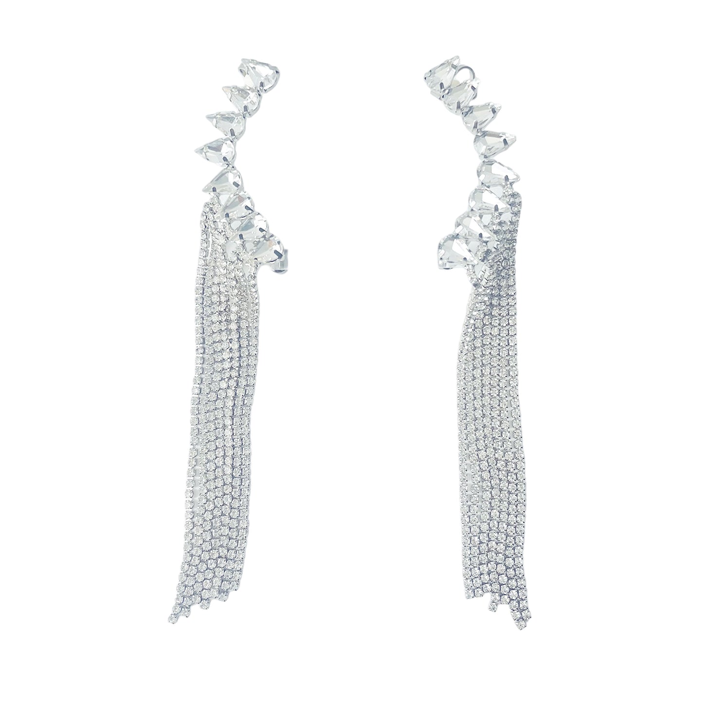 Sophisticated Rhinestone Earrings for Evening Glam