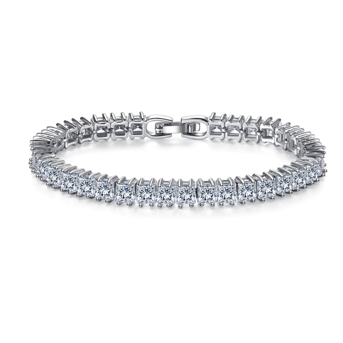 Elegante pulsera de plata de ley con clase