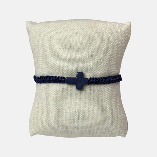Braided Cross Adjustable Bracelet