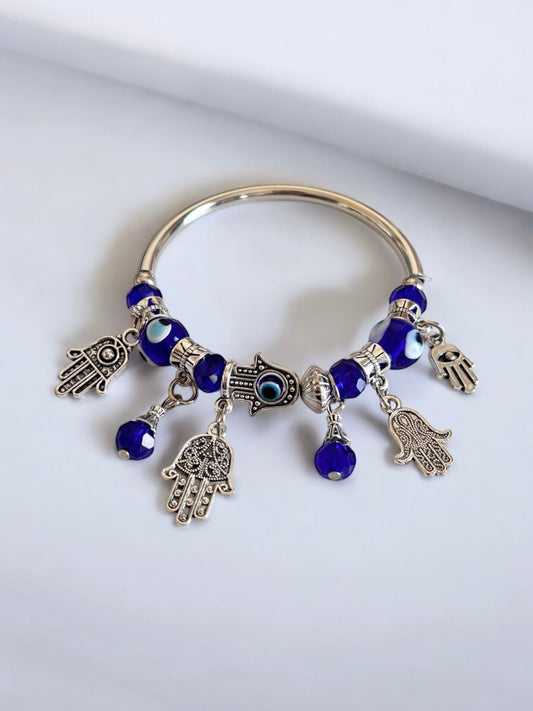 Bohemian Devil's Eye Palm Glass Plating Bracelets