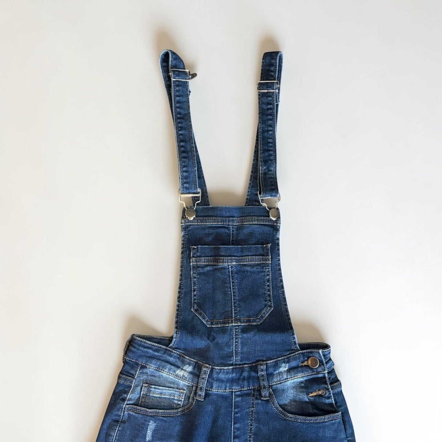 Adjustable Shoulder Straps Denim Overall