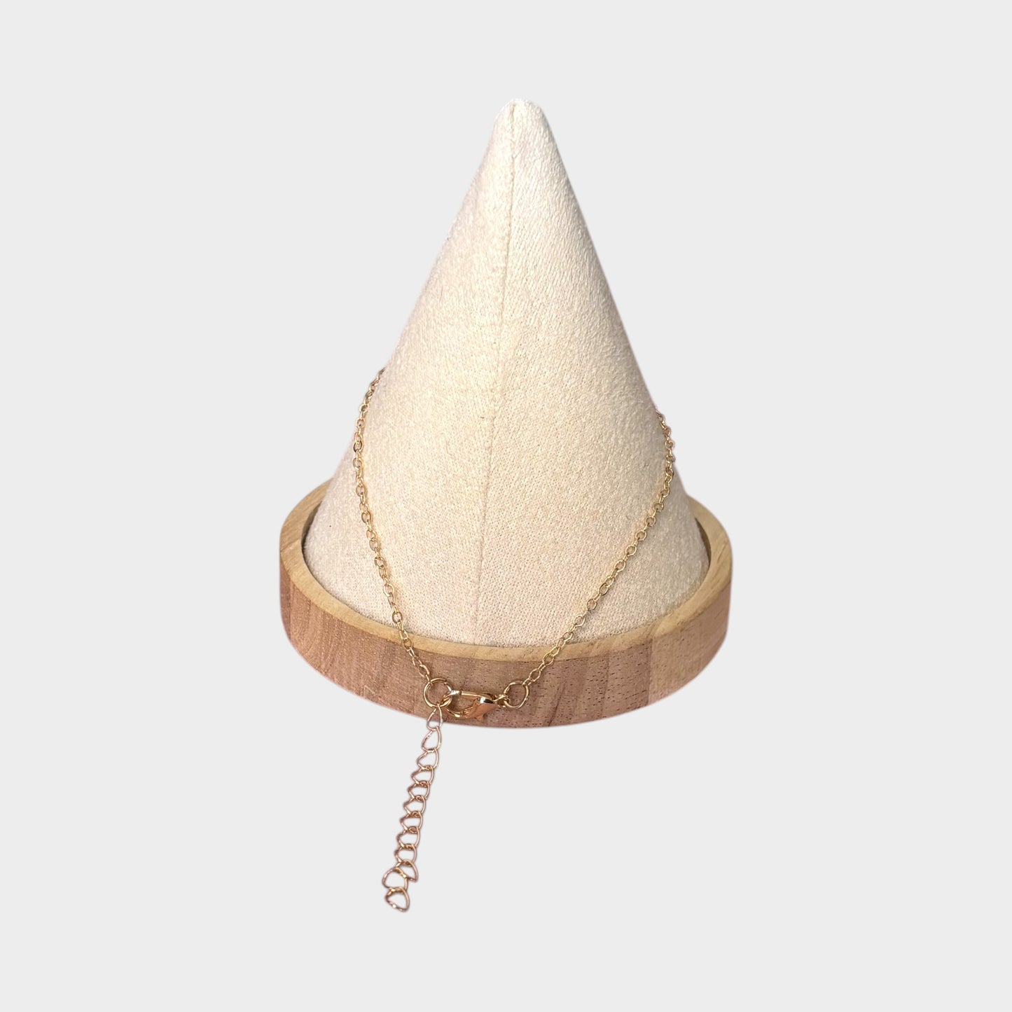 Minimal Heart Gold Anklet