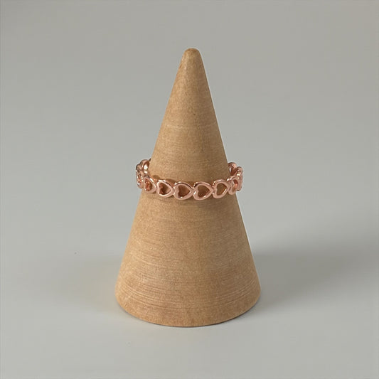 Heart Shape Adjustable Open Ring