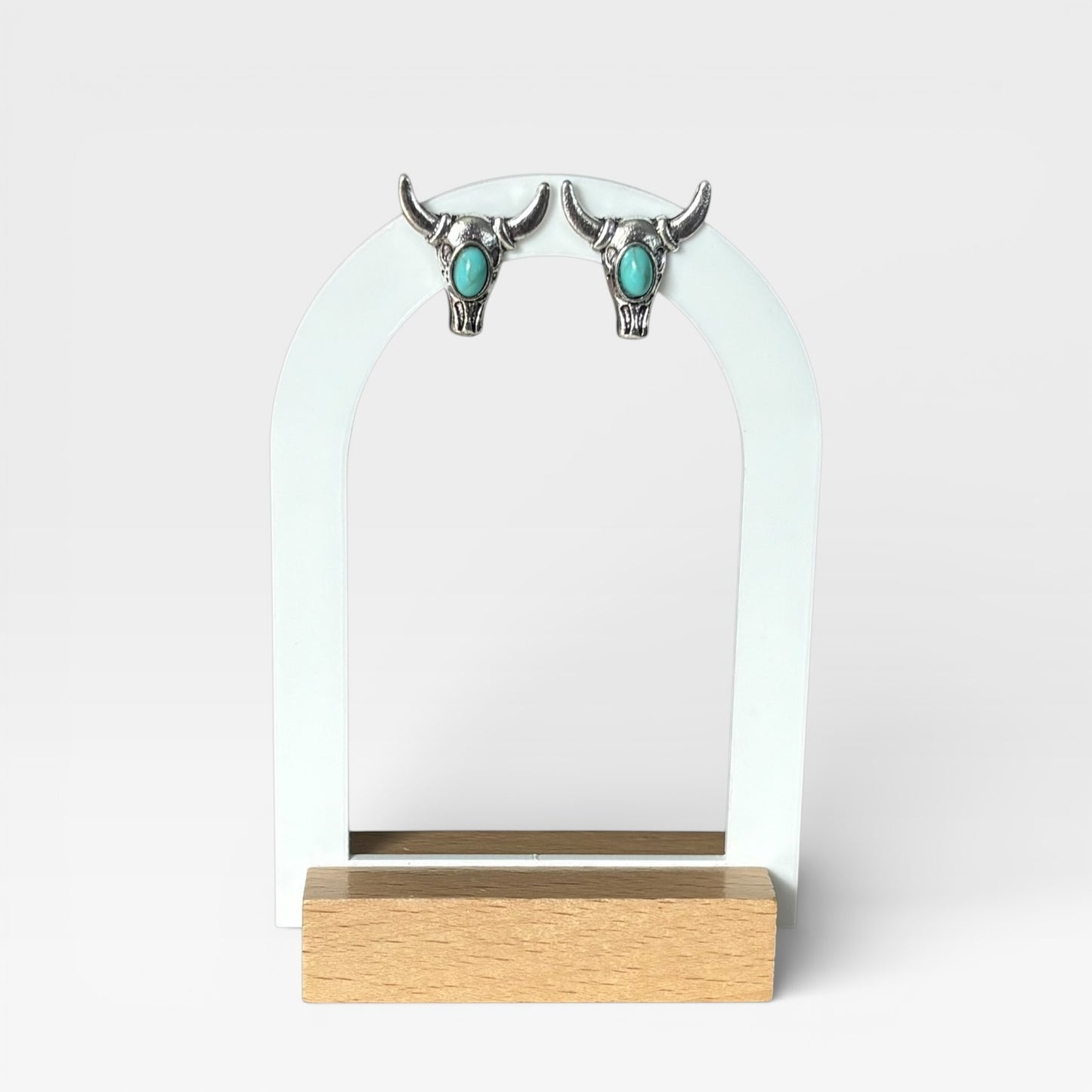 Turquoise Longhorn Studs