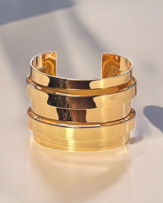 Solid Wide Women Cuff Bracelet