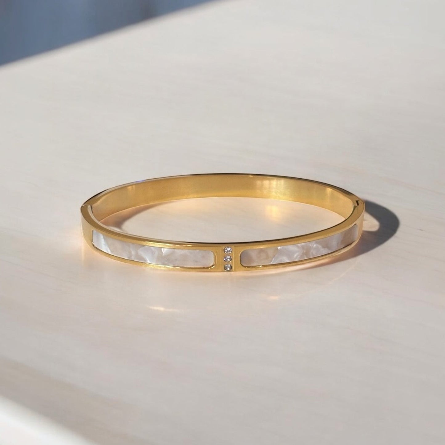 Luxurious Titanium Steel Bangle Bracelet