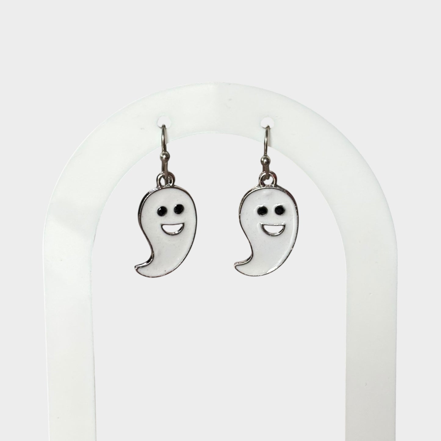 Small Happy Ghost Lightweight Earrings