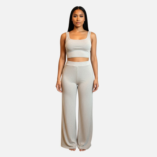 Conjunto gris de 2 piezas