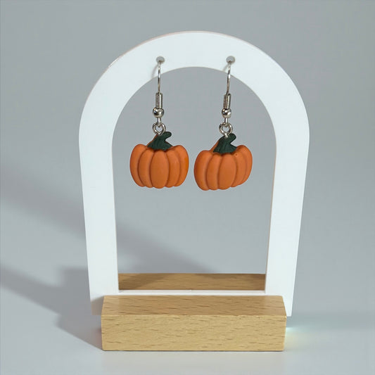 Small Pumpkin Earring