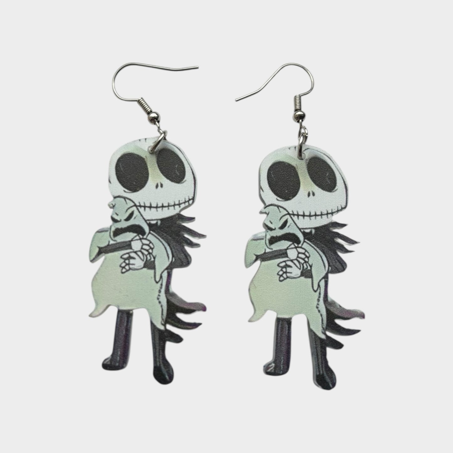 Acrylic Ghost Hug Drop Earrings