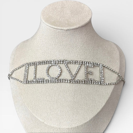 Full Rhinestone Choker Necklace