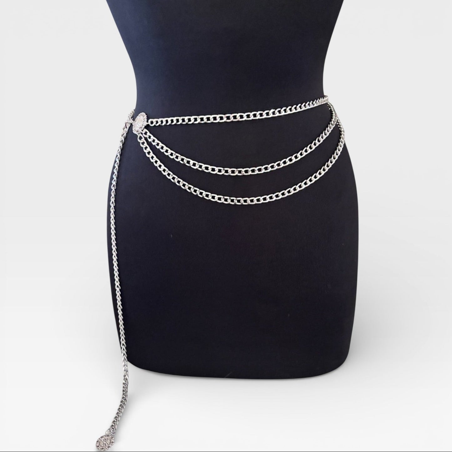 Multi-layer Metal Link Chain Belt