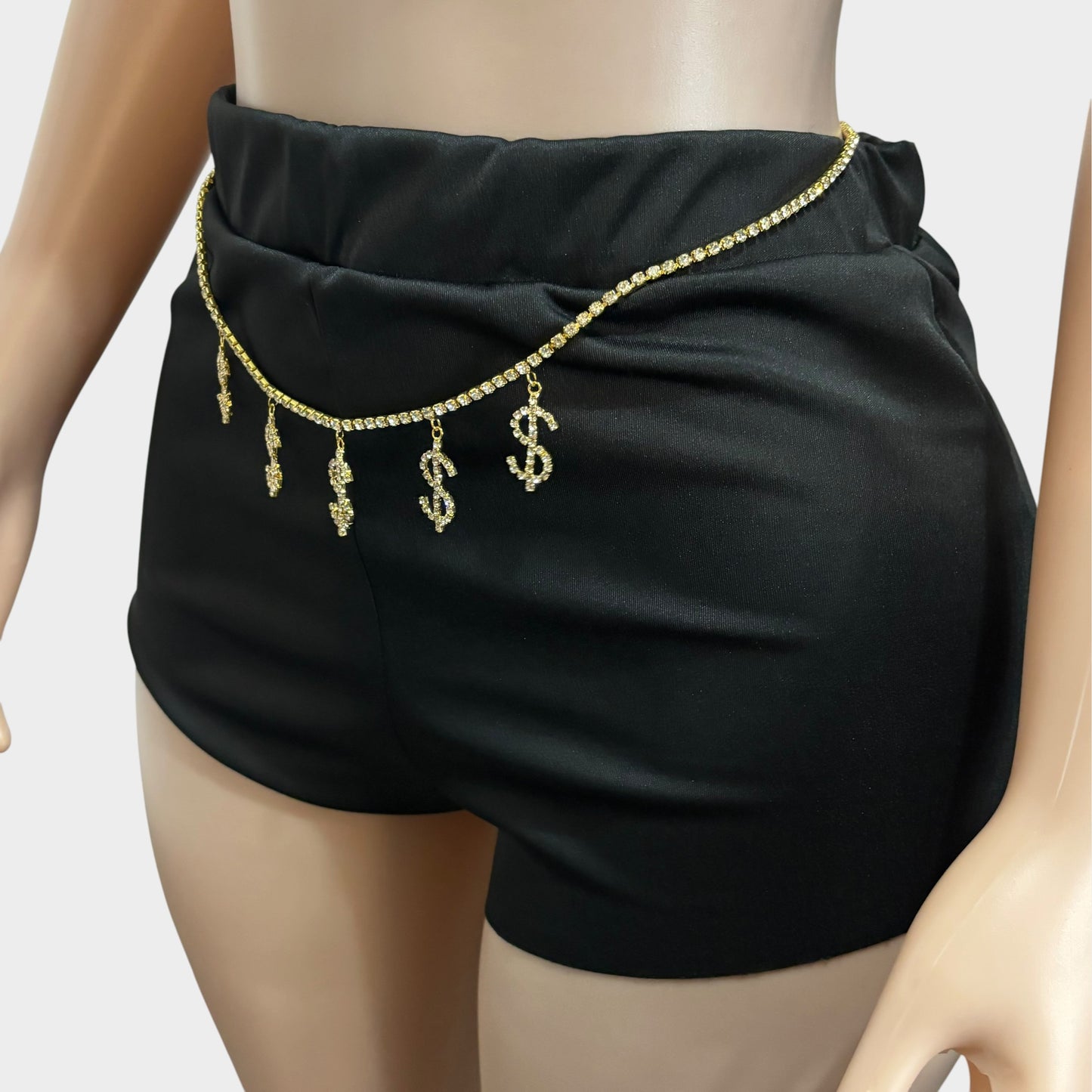 Money Sign Gold Belly Chain