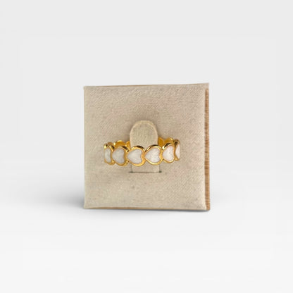 Stainless Steel Adjustable Heart Ring