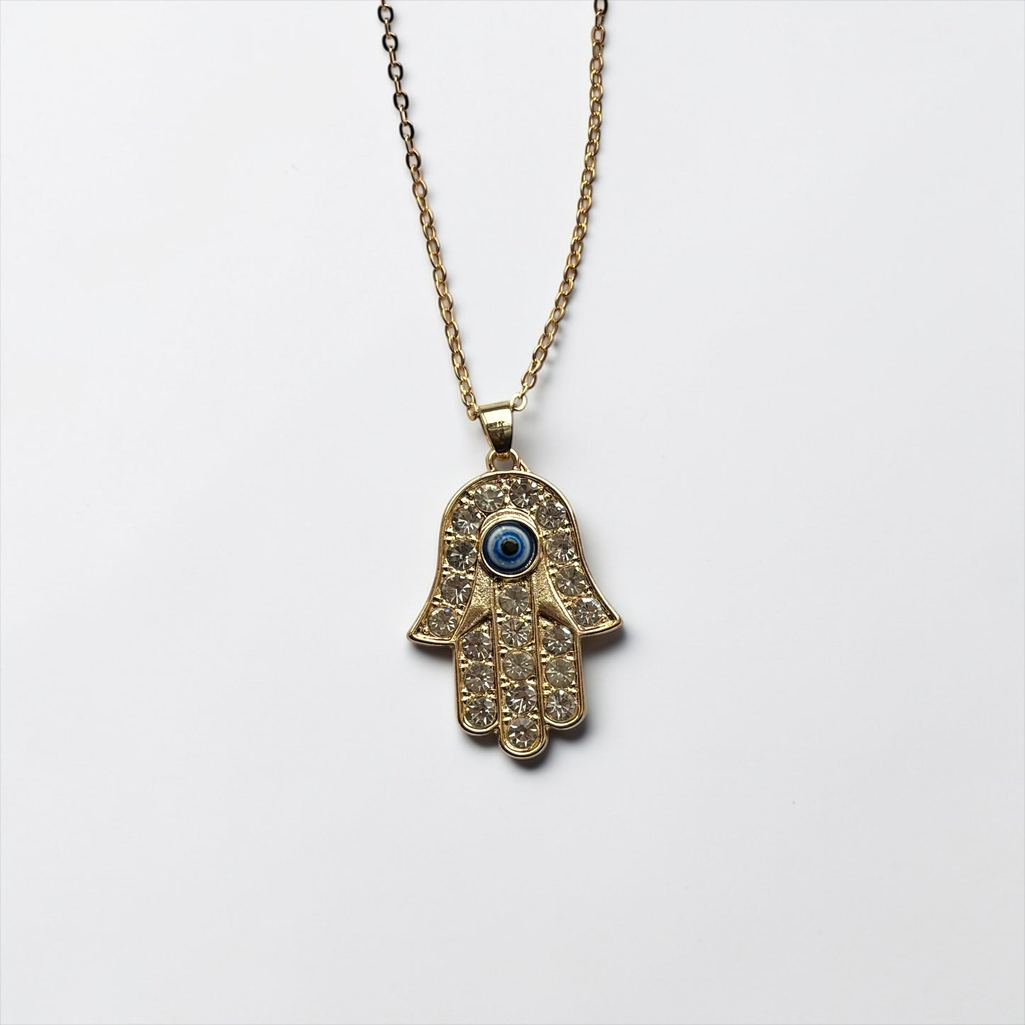 Palm Protection Gold Necklace