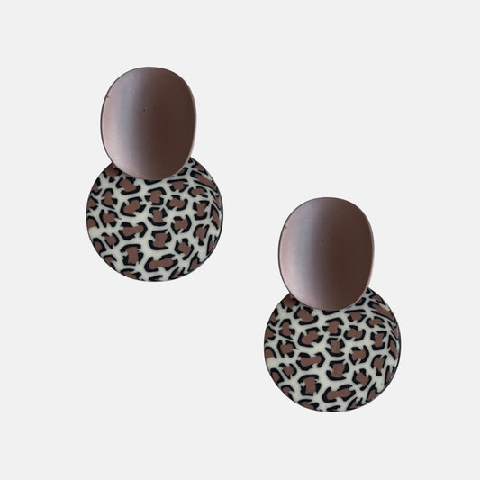 Leopard Unique Drop Earrings