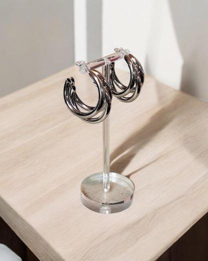 Chunky Lightweight Hoop Earrings