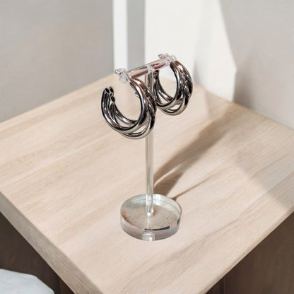 Chunky Lightweight Hoop Earrings