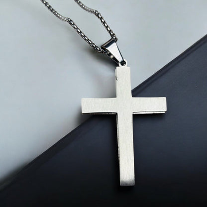 Men Stainless Steel Cross Pendant