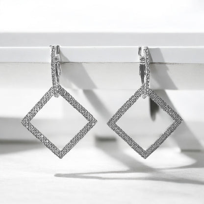 Square Dangle Night Out Earring