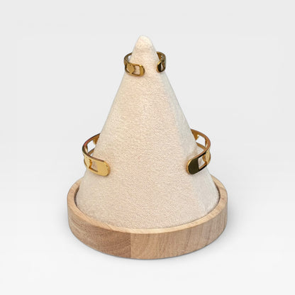 Ring & Cuff Gold Heart Set