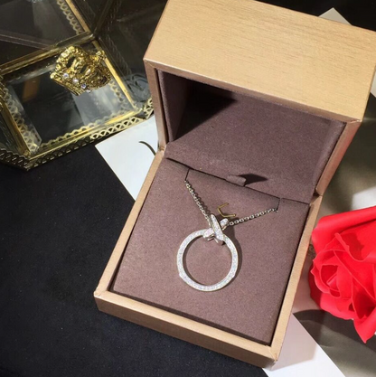 Collar de mujer con circonitas cúbicas