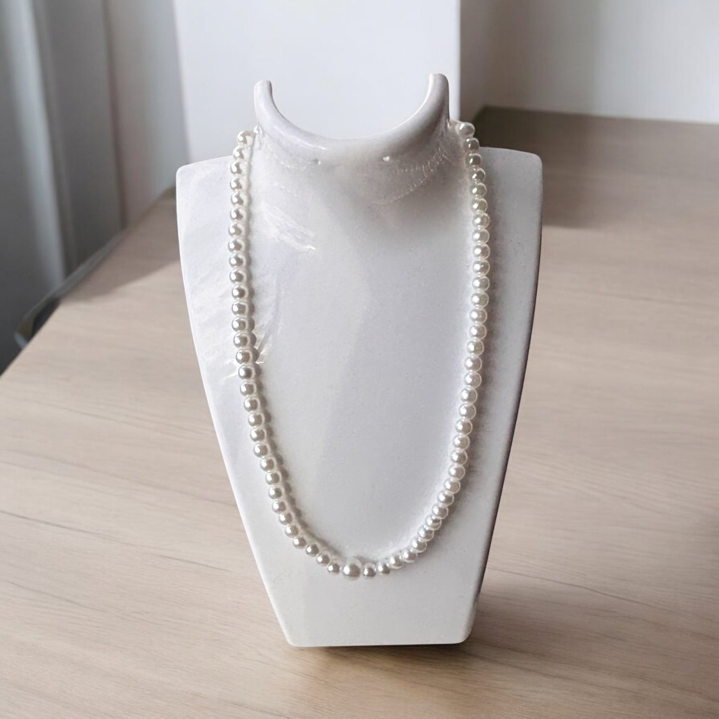Back Chain Long Tassel Elegant Pearls