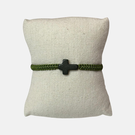 Braided Cross Adjustable Bracelet