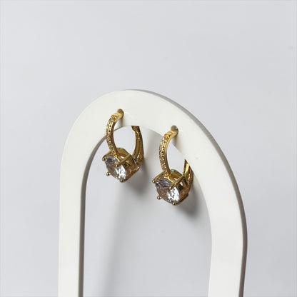 Pendientes colgantes de oro