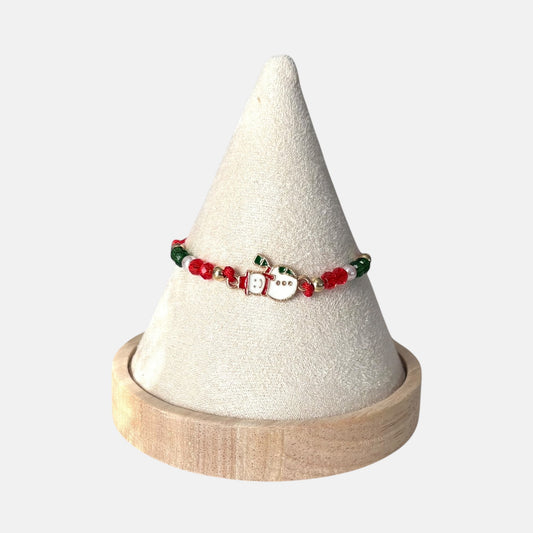Snowman Christmas Adjustable Bracelet