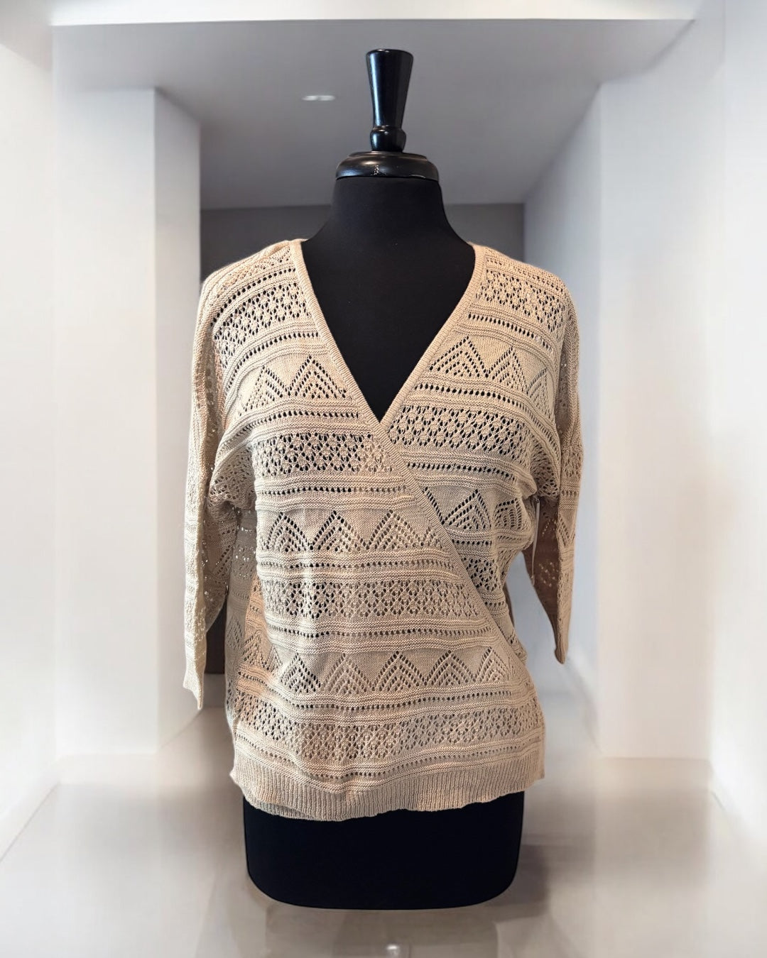 V-Neck Women Crossover Top