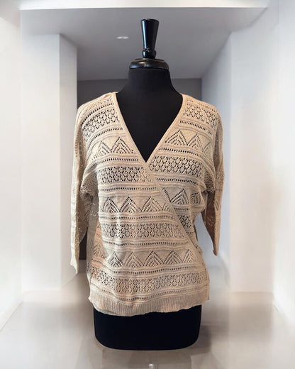 V-Neck Women Crossover Top