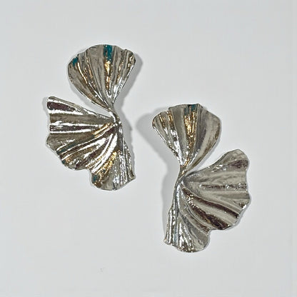 Big Leaf Metal Earring